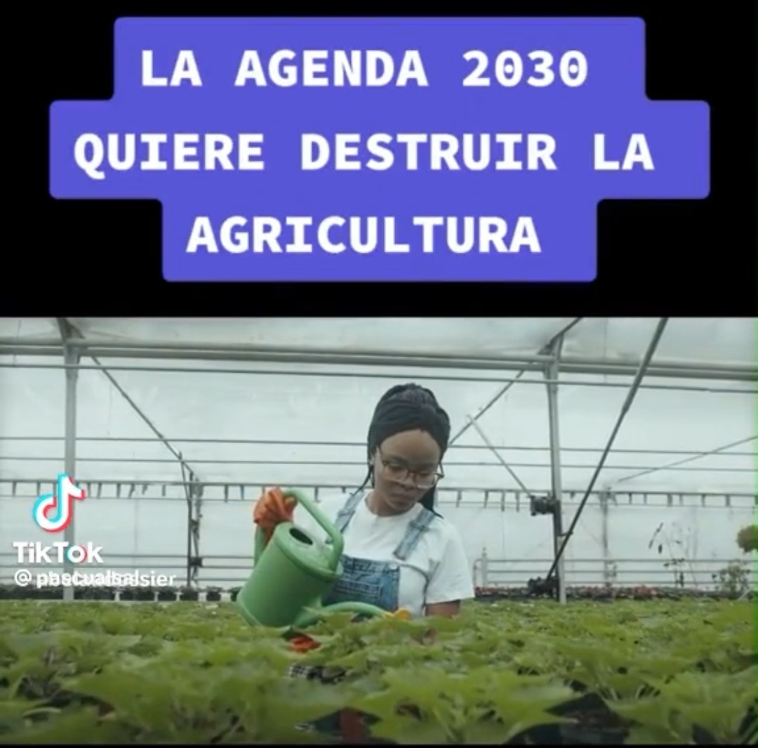 La agencia 2030 la destrucción de la agricultura. 
https://y
